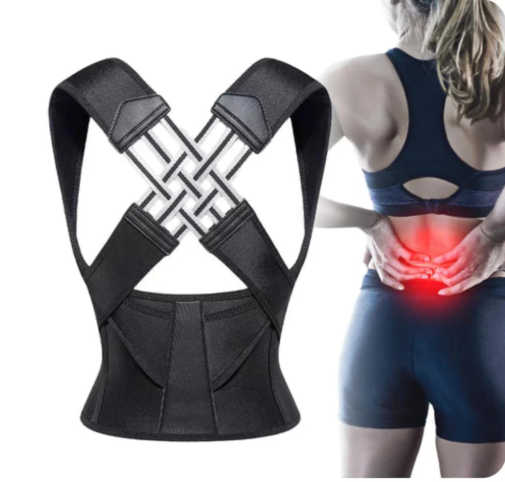 Corrector de postura entrelazado